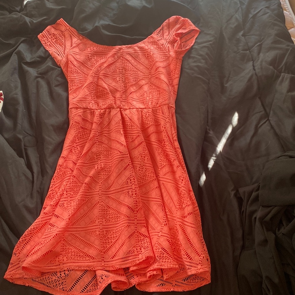 Peach dress
